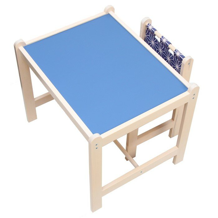 Набор детской мебели: стол + стул, «Каспер», синий - фотография № 2