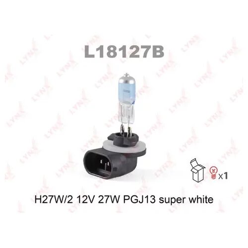 881 H27W 12V27W PGJ13 SUPER WHITE (C 31.8mm) Лампа автомоб. LYNXauto L18127B
