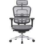 Эргономичное компьютерное кресло Comfort Seating ERGOHUMAN Plus Серая сетка/Черный каркас - изображение