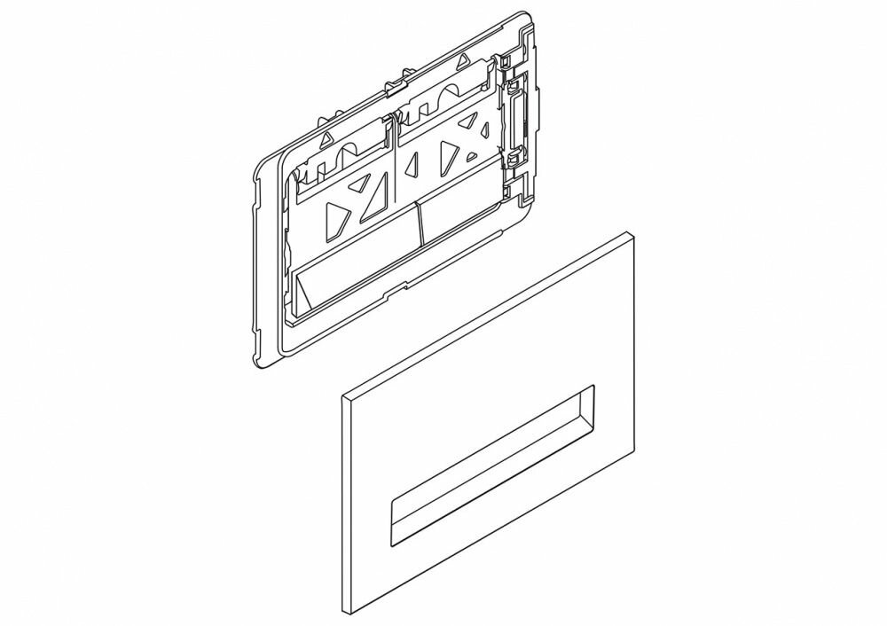 Кнопка смыва BelBagno Marmi BB010-MR-CHROME хром - фотография № 3