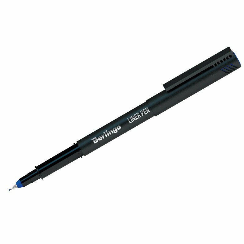 Ручка капиллярная Berlingo "Liner pen" синяя 04мм 207064