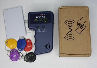 Дубликатор электронных ключей EM4100 RFID, 5 карт и 5 ключей в комплекте