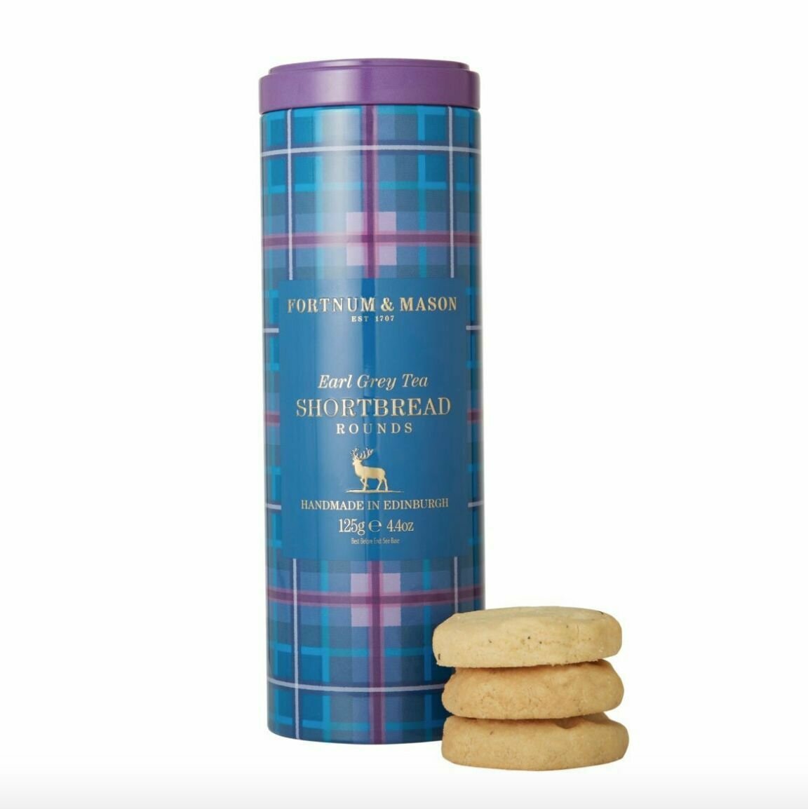 Набор печенья Fortnum & Mason Earl Grey Shortbread Rounds и Salted Hazelnut Shortbread Rounds, 250 г - фотография № 4