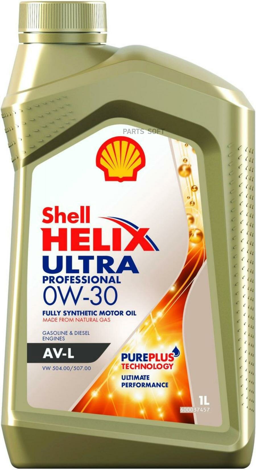 SHELL 550046303 Масло SHELL 0W30 HELIX ULTRA Professional AV-L C3 504.00/507.00 1л син