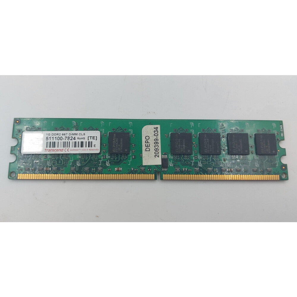 Модуль памяти 209399-034, 511100-7824, Transcend, Depo, DDR2, 1Gb, 5300