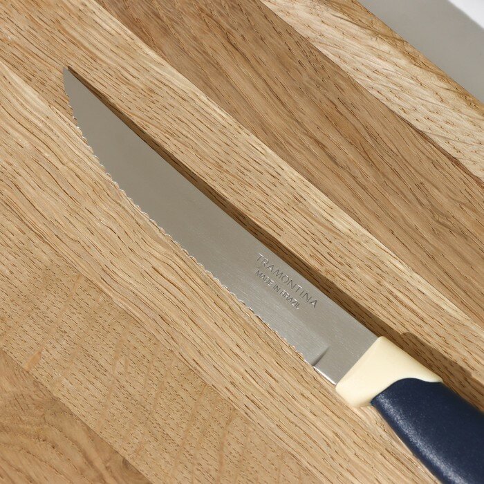 Нож кухонный для мяса Tramontina Multicolor, лезвие 12,5 см - фотография № 2