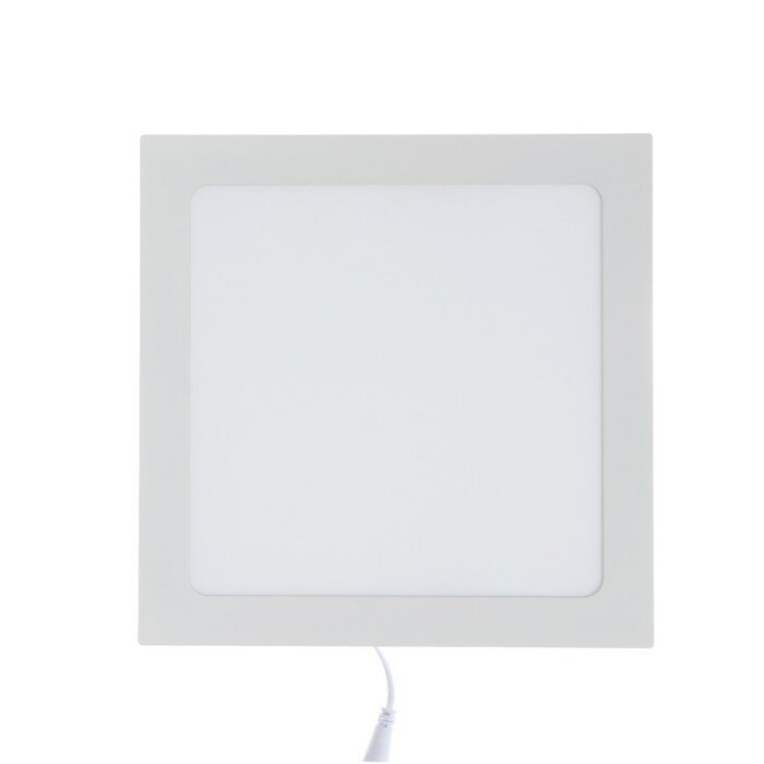Панель светодиодная IN HOME SLP, 18 Вт, 230 В, 4000 К, 1260 Лм, 220 мм, белая, квадрат, IP40 - фотография № 2