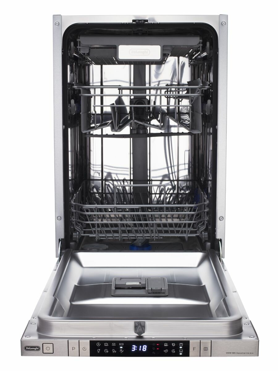 Посудомоечная машина DeLonghi DDW08S Aquamarine eco, 10 комплектов, 7 программ - фото №15