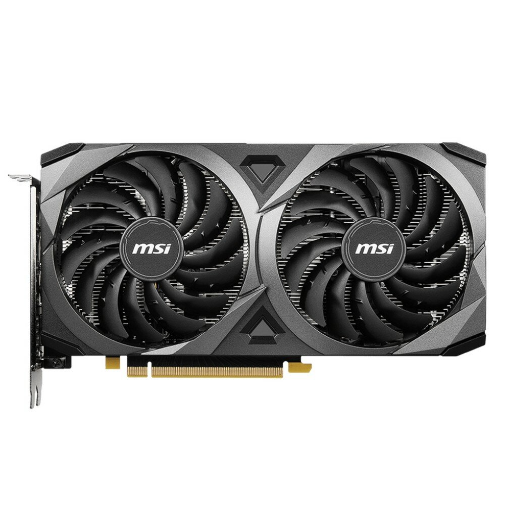 MicroStar Видеокарта MSI PCI-E 4.0 RTX 3060 VENTUS 2X 8G OC NVIDIA GeForce RTX 3060 8192Mb 128 GDDR6 1807 15000 HDMIx1 DPx3 HDCP Ret