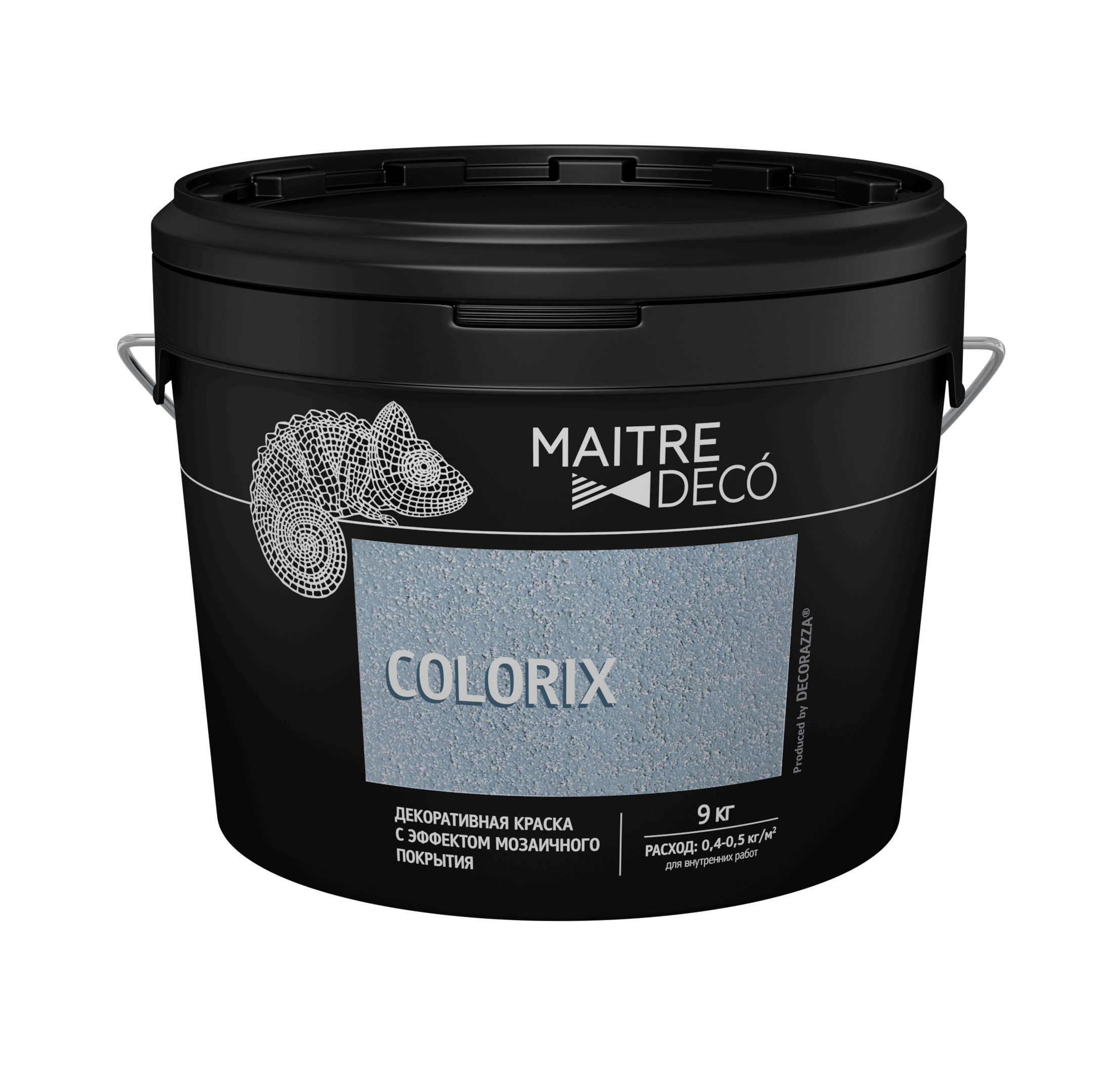 Декоративная краска Maitre Deco Colorix с эффектом мозаичного покрытия 9 кг