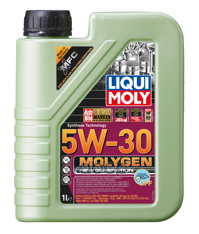 Liqui moly Liquimoly 5W30 Molygen New Generation Dpf (1L)_Масло Мотор.!Синтapi Sn,Acea C2/C3, Bmw Longlife-04