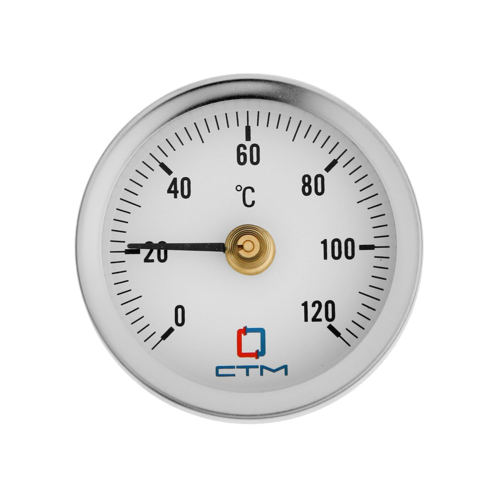 Термометр накладной CTTND63 d=63 мм 120°C с пружиной