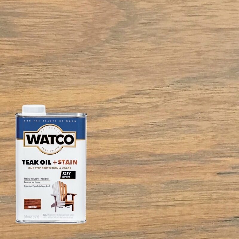 Watco Teak Oil +STAIN тиковое масло тонирующее 946 мл.