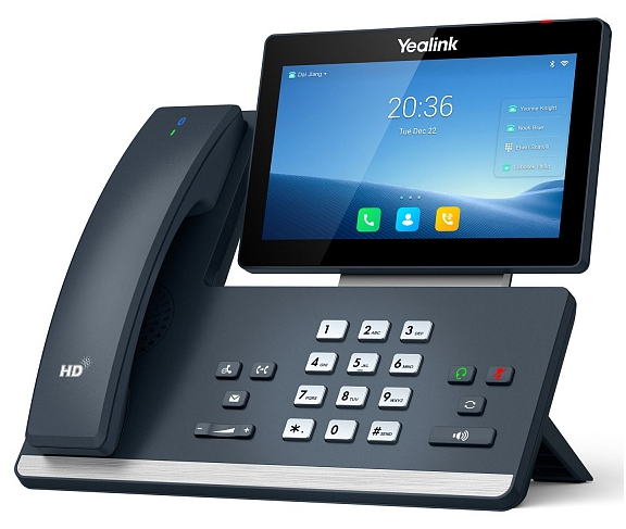 IP-телефон Yealink SIP-T58W Pro SIP-T58W PRO WITH CAMERA Поддержка PoE/линий 16шт.