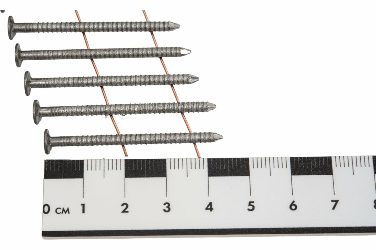 фото Крепко-накрепко 2.5x45 гвоздь барабан. с кольцевой накаткой 300 34919
