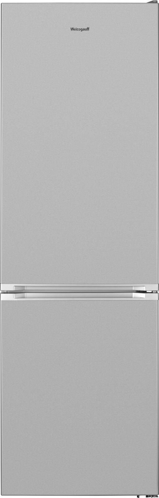 Холодильник двухкамерный WEISSGAUFF WRK 185 X Total NoFrost No Frost, нержавеющая сталь
