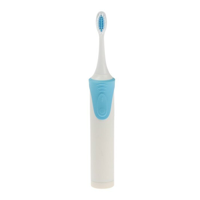 Электрическая зубная щётка Luazon LP-009, вибрационная, 8500 дв/мин, 4 насадки, 2хАА, синяя - фотография № 2