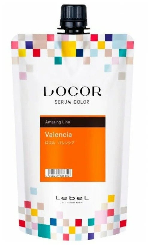 Краска для волос тонирующая Lebel Professional Locor Serum Color Valencia 300 г