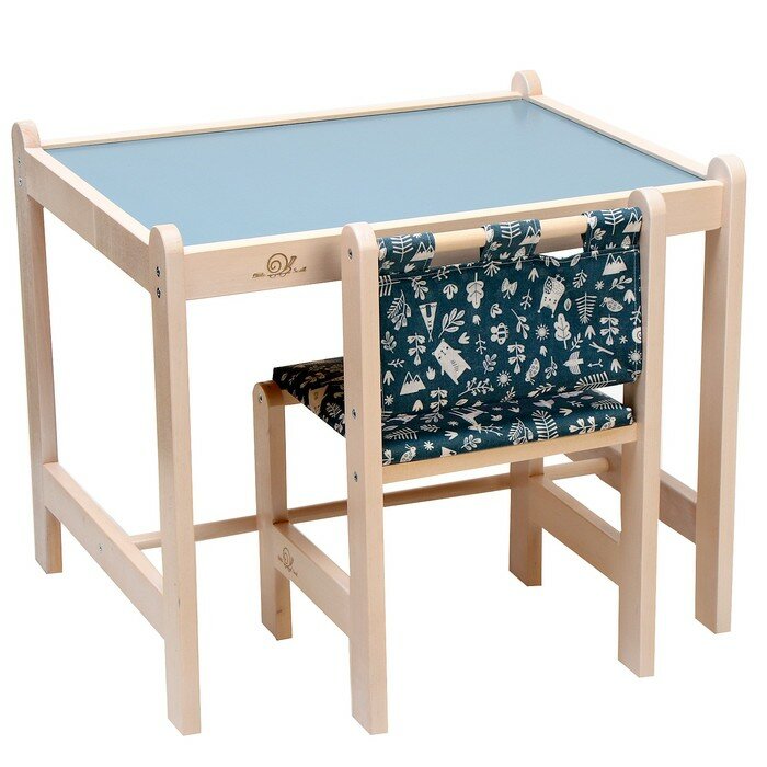 Набор детской игровой мебели (стол+ стул) «Каспер», синий - фотография № 3