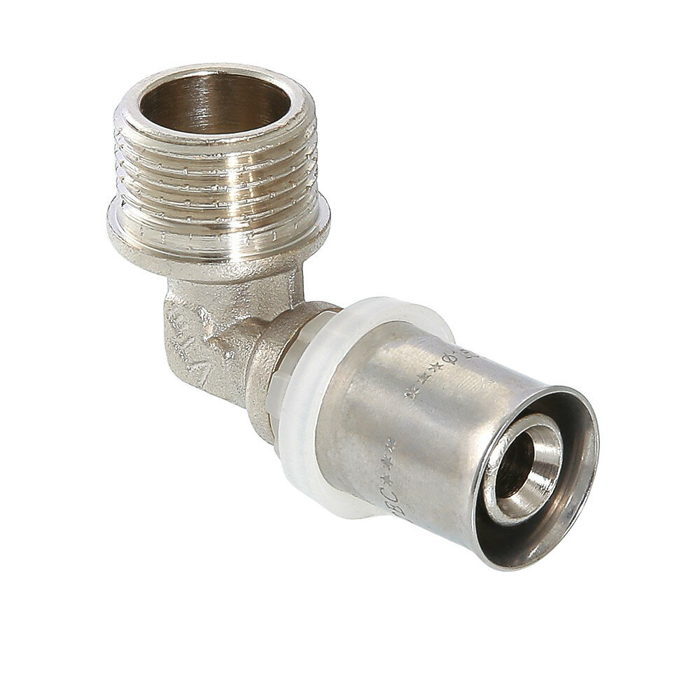 Угольник 90° VALTEC VTm.253.N.001604 16x1/2" пресс – резьба 1 шт. - фотография № 1