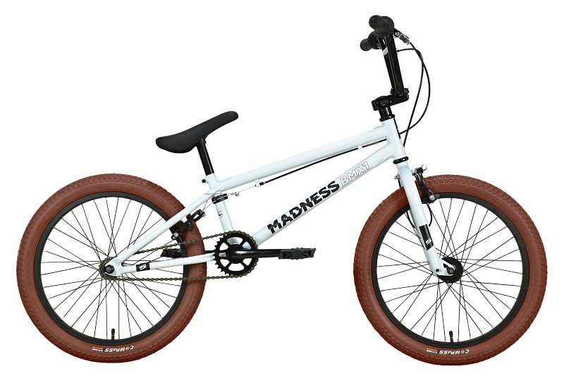 Экстремальный велосипед Stark Madness BMX 1 год 2023 цвет Серебристый-Черный ростовка 9
