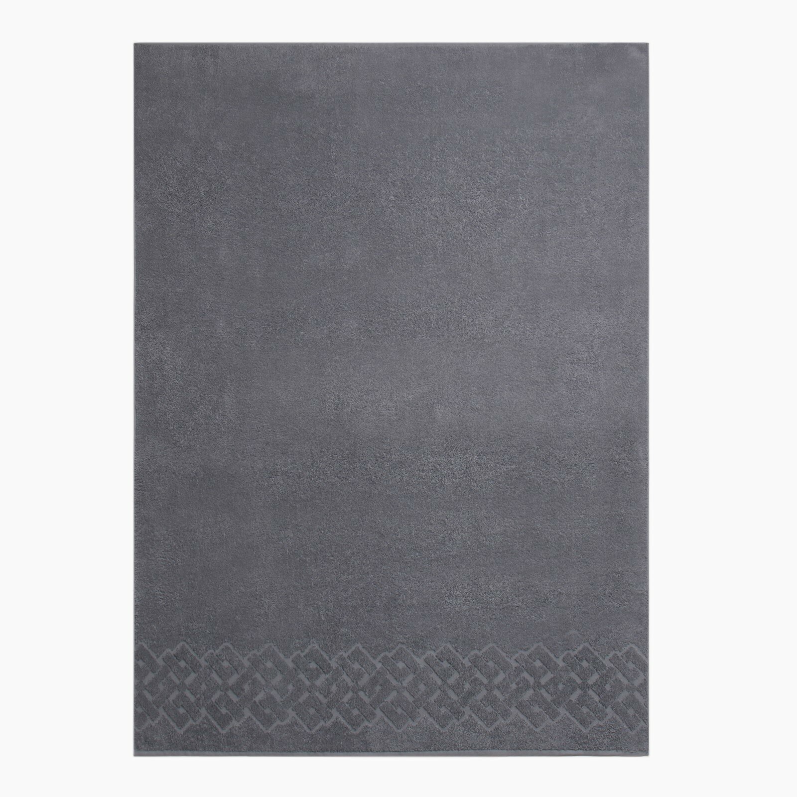 Полотенце махровое Baldric 70Х130см, цвет серый, 350г/м2, 100% хлопок - фотография № 1