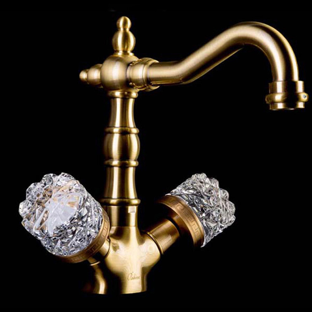 Смеситель Boheme Crystal 312-CRST для раковины