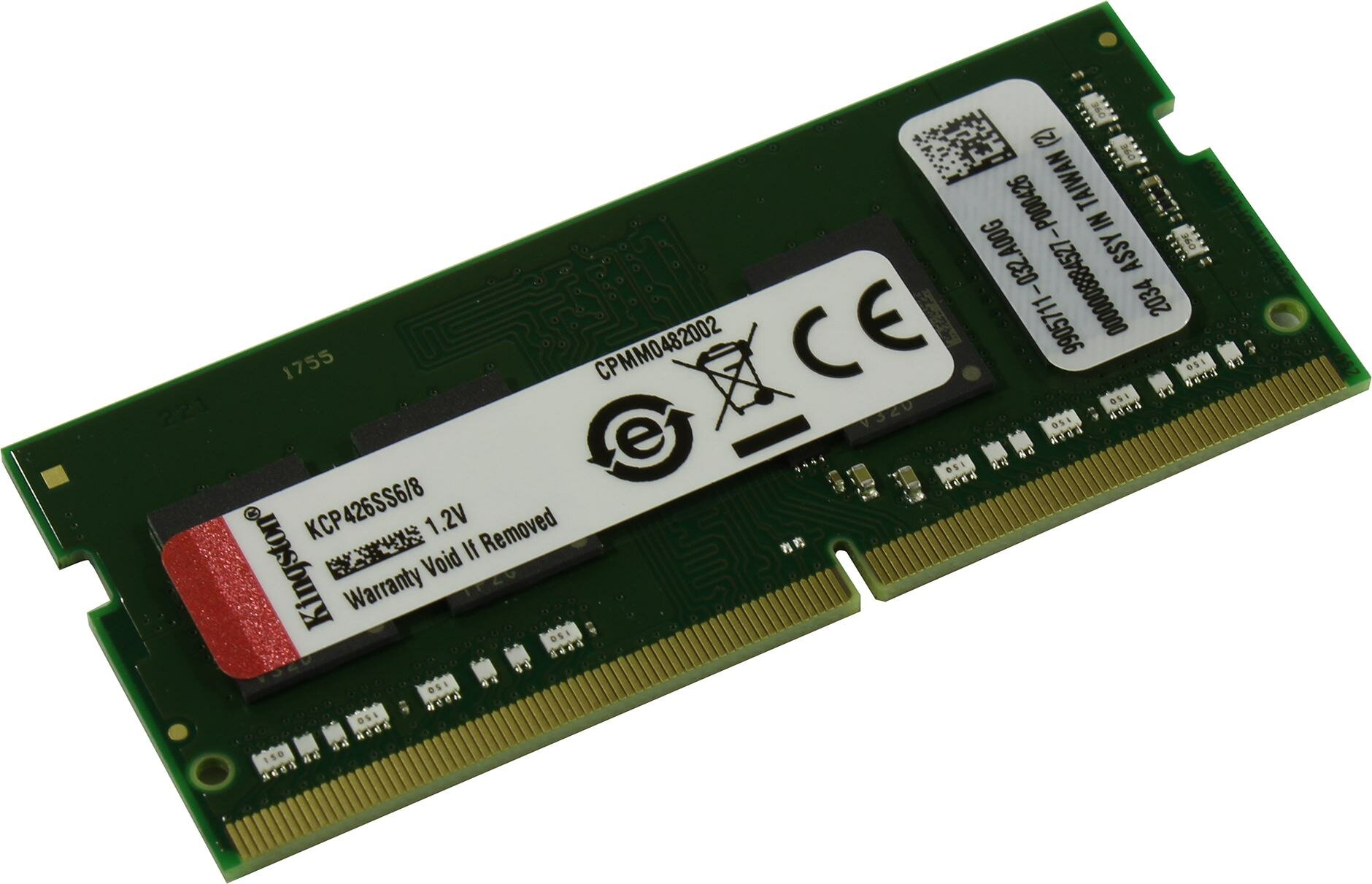 Оперативная память SODIMM Kingston ValueRAM (KCP426SS6/8) 8 ГБ