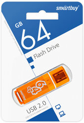 USB флешка Smartbuy 64Gb Glossy orange USB 2.0