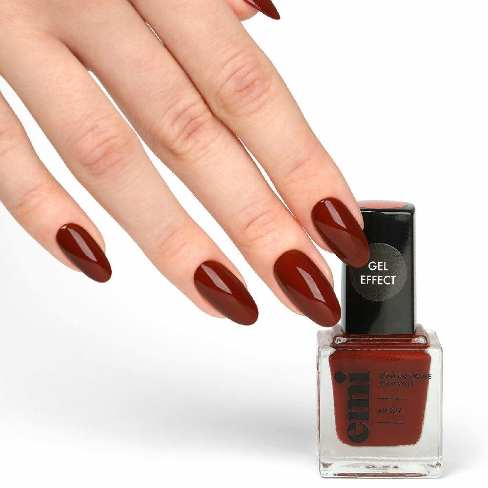 фото Лак для ногтей E.MI Gel Effect, Розовый кварц, №174, 9 мл