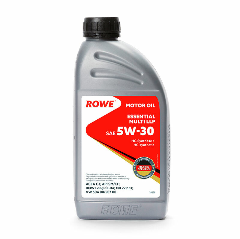 ROWE Масло Моторное 5W30 Rowe 1Л Синтетика Essential Multi Llp C3 Sm/Cf