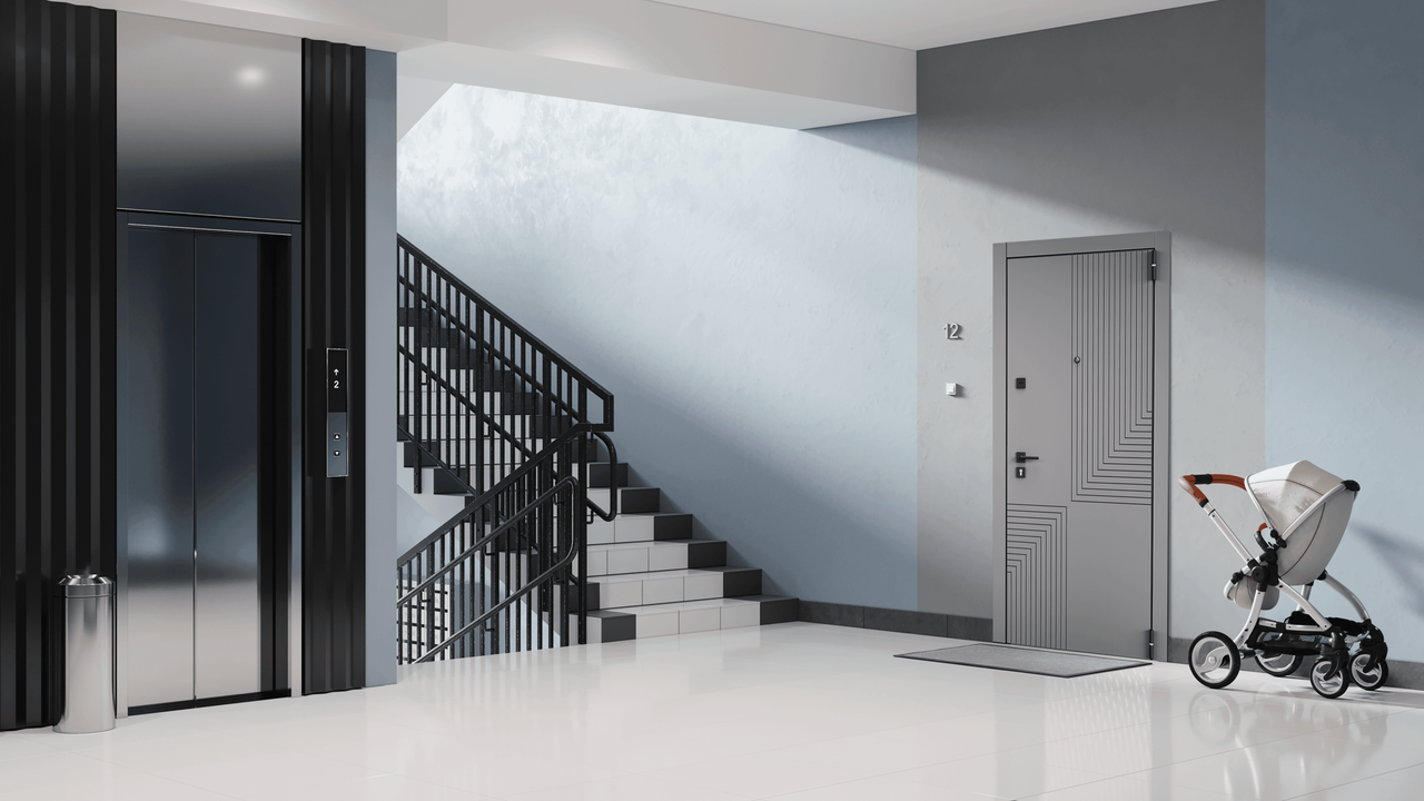 Дверь входная для квартиры Torex X7 PRO 950х2050, правый, тепло-шумоизоляция антикорозийная защита, замки 3-го и 4-го класса защиты, серый - фотография № 3
