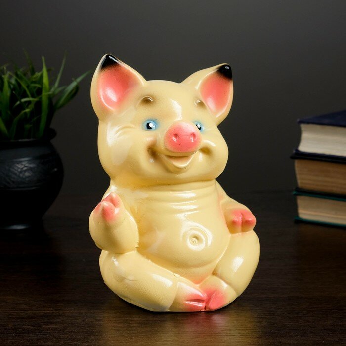 фото Копилка "Поросенок большой" 18см