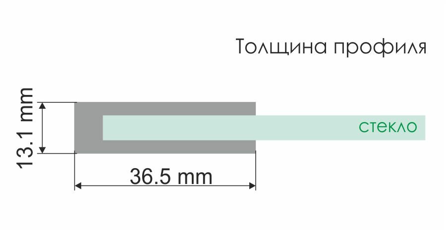 Душевая дверь WasserKRAFT Vils 200х100 56R12 - фото №11