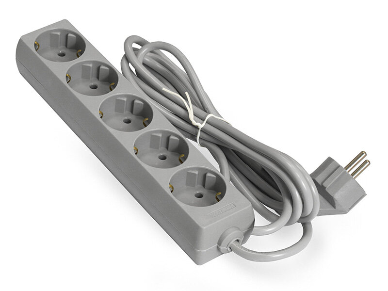 Удлинитель ExeGate ECE-5-3G 5 Sockets 3m Grey EX285823RUS