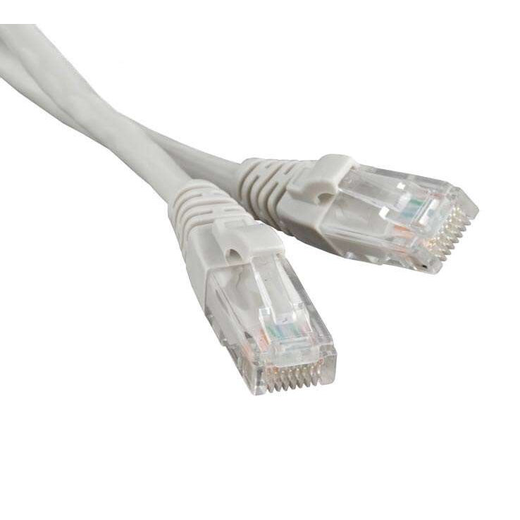 Патч-корд PC-LPM-UTP-RJ45-RJ45-C5e-3M-LSZH-GY UTP кат.5e LSZH 3 м сер., HYPERLINE 42273 (1 шт.)