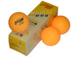 Мячи настольный теннис DHS 3* Olimpic цв.жёлтый 3шт/упак - изображение