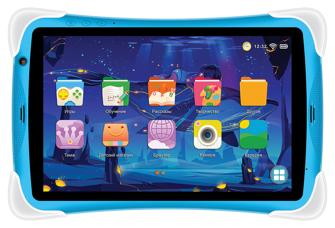 DIGMA Планшет Digma CITI Kids 10 MT8321 (1.3) 4C RAM2Gb ROM32Gb 10.1" IPS 1280x800 3G Android 10.0 голубой 2Mpix 0.3Mpix BT WiFi Touch microSDHC 64Gb minUSB 5000mAh