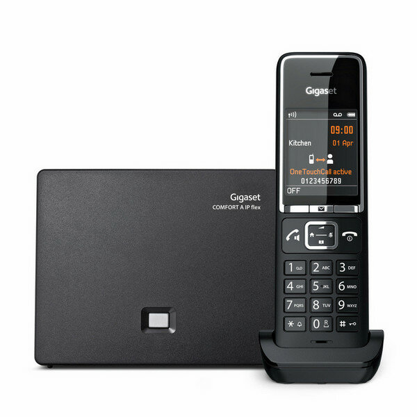 VoIP-телефон Gigaset COMFORT 550A IP FLEX RUS черный (S30852-H3031-S304)