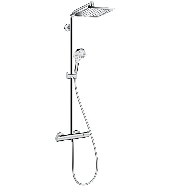 Душевой комплект hansgrohe Crometta Е 240 1jet Showerpipe 27271000