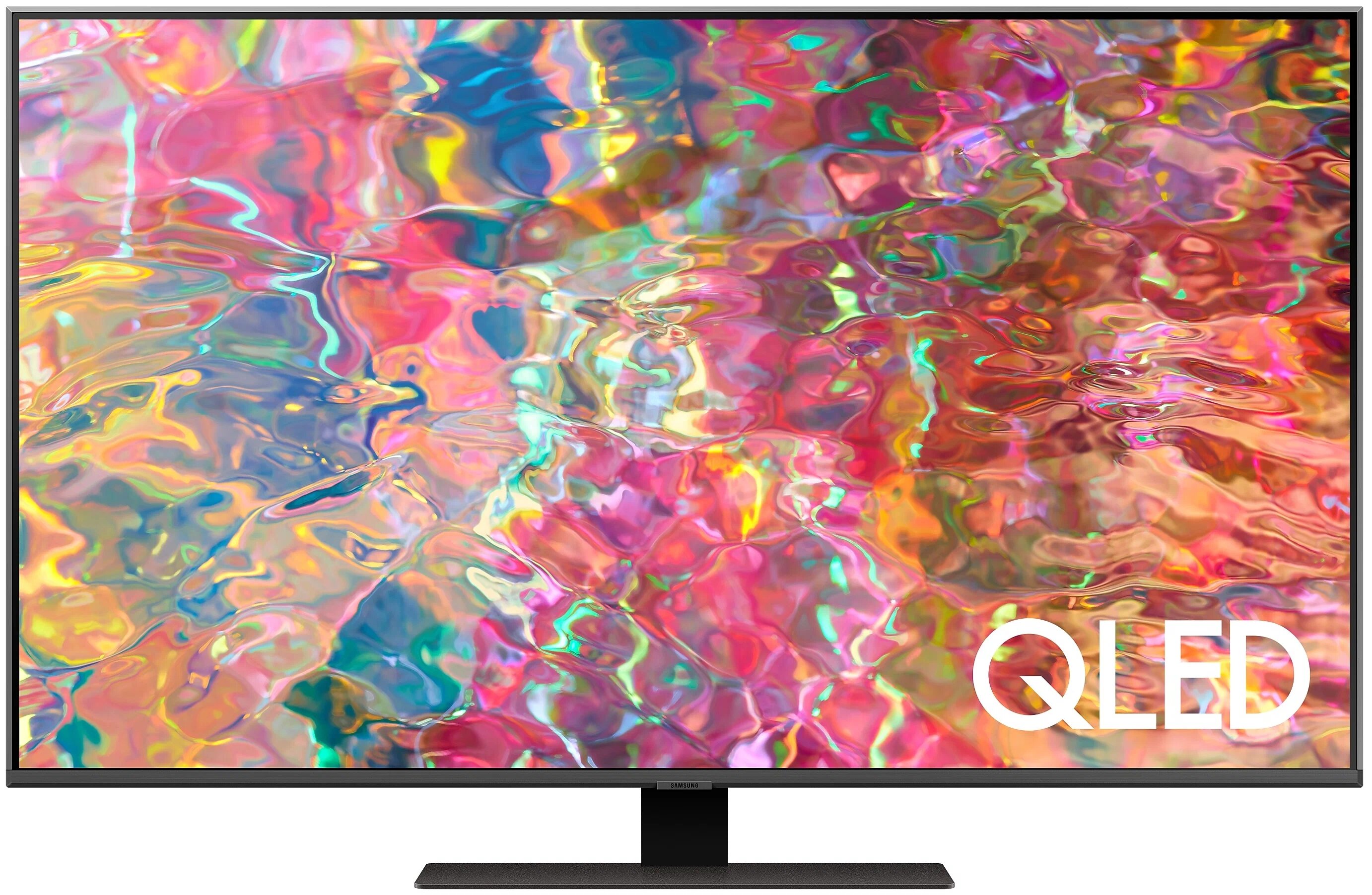 50" Телевизор Samsung QE50Q80BAU 2022 QLED, HDR RU, черный
