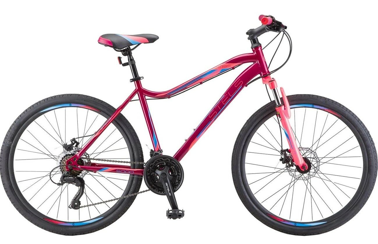 Велосипед STELS Miss-5000 V 26 (V050) 18 фиолетовый/розовый
