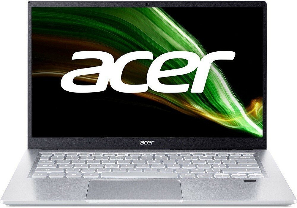 Ноутбук Acer Swift SF314-511, 14" (1920x1080) IPS/Intel Core i5-1135G7/8ГБ DDR4/256ГБ SSD/Iris Xe Graphics/Windows 11 Home, серебристый [NX.ABLER.014]
