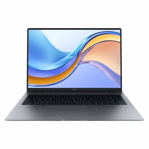Ноутбук Honor MagicBook X16 5301AFGS, 16", 2023, IPS, Intel Core i5 12450H 2ГГц, 8-ядерный, 8ГБ LPDDR4x, 512ГБ SSD, Intel UHD Graphics, Windows 11 Home, серый