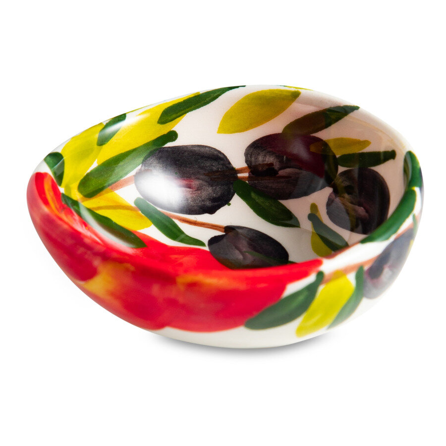 фото Розетка Edelweiss Томаты и оливки 8 см, керамика