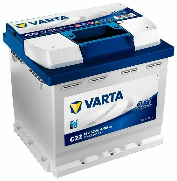 Аккумулятор VARTA Blue Dynamic C22 (552 400 047) 207х175х225