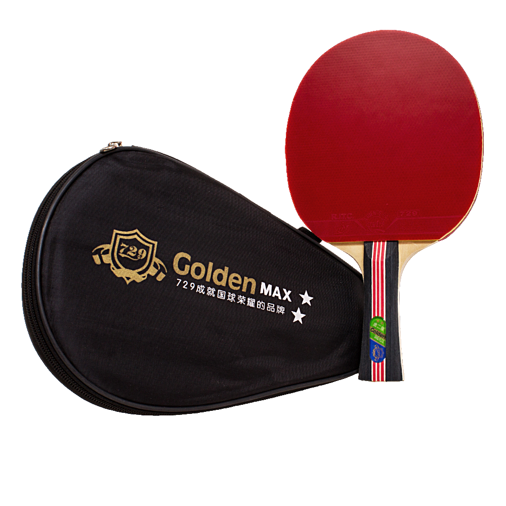 729 Ракетка для настольного тенниса 729 GOLDEN MAX 2 STAR с чехлом