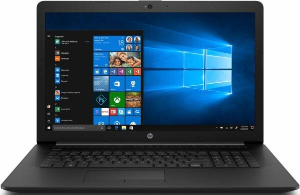 Ноутбук HP17 17-by0174ur 17.3 HD+, Intel Core i3-7020U, 8Gb, 128Gb SSD, DVD-RW, DOS, черный