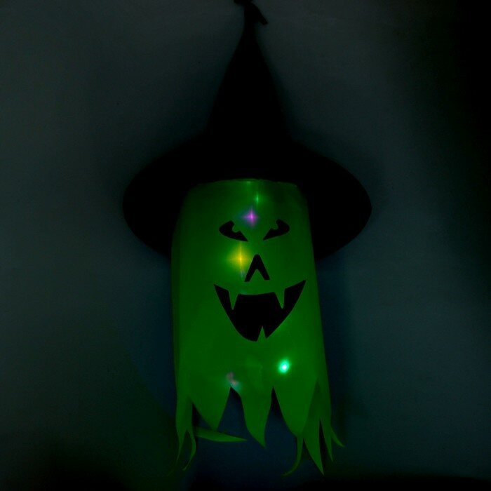 Карнавальная подвеска световая «Ужастик», цвет зелёный - фотография № 4