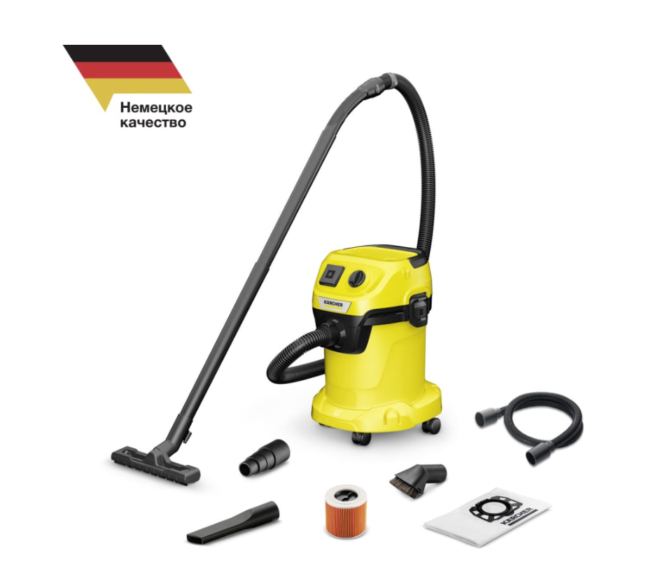 Строительный пылесос Karcher WD 3 P V-17 (1.628-175.0)